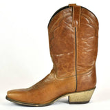 Dingo Mens Perkins 11" Cowboy Western Boot Bay Apache Leather Square Toe - BootSolution