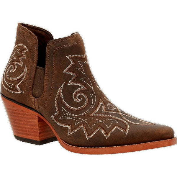 Durango Crush Women’s Coffee Brown Western Fashion Bootie DRD0399 - BootSolution