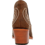 Durango Crush Women’s Coffee Brown Western Fashion Bootie DRD0399 - BootSolution