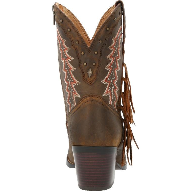 Durango Crush Women’s Roasted Pecan Bootie Western Boot DRD0430 - BootSolution