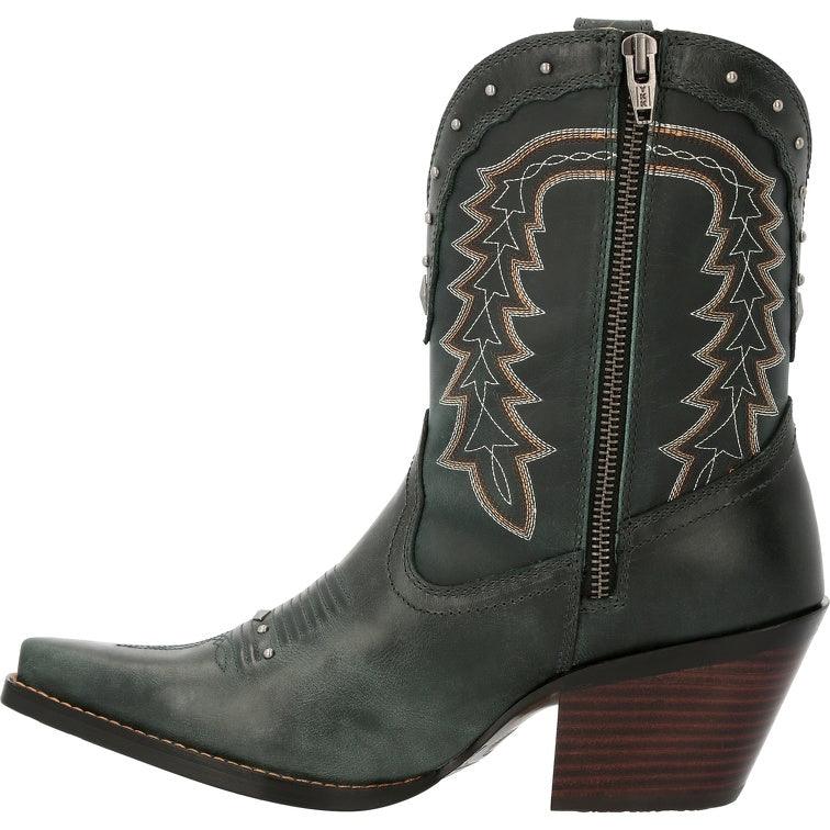 Durango Crush Women’s Vintage Teal Bootie Western Boot DRD0431 - BootSolution