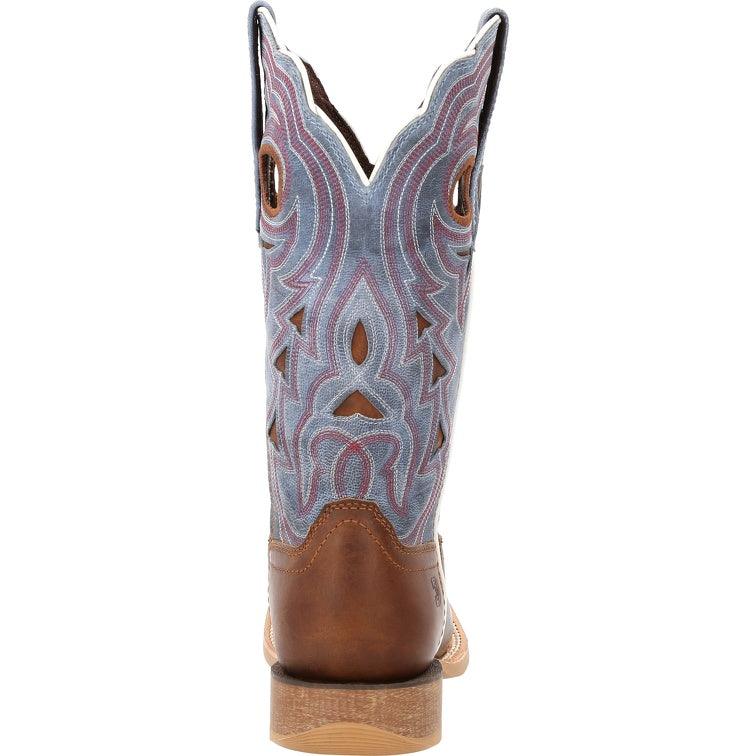 Durango Lady Rebel Pro Women’s Golden Brown & Periwinkle Western Boot DRD0422 - BootSolution
