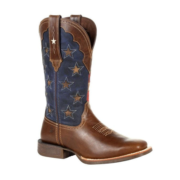 Durango Lady Rebel Pro Women’s Vintage Flag Western Boot DRD0393 - BootSolution