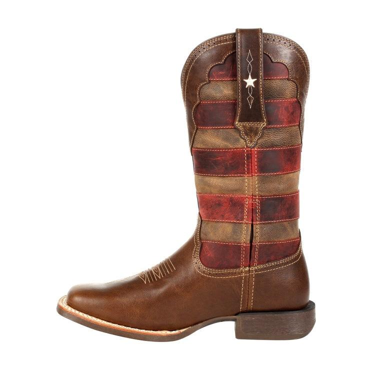 Durango Lady Rebel Pro Women’s Vintage Flag Western Boot DRD0393 - BootSolution
