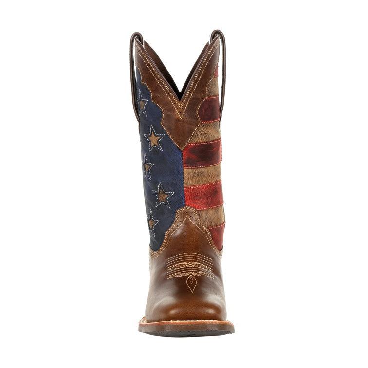 Durango Lady Rebel Pro Women’s Vintage Flag Western Boot DRD0393 - BootSolution