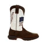 Durango Lady Rebel Women’s Distressed Flag Embroidery Western Boot DRD0394 - BootSolution