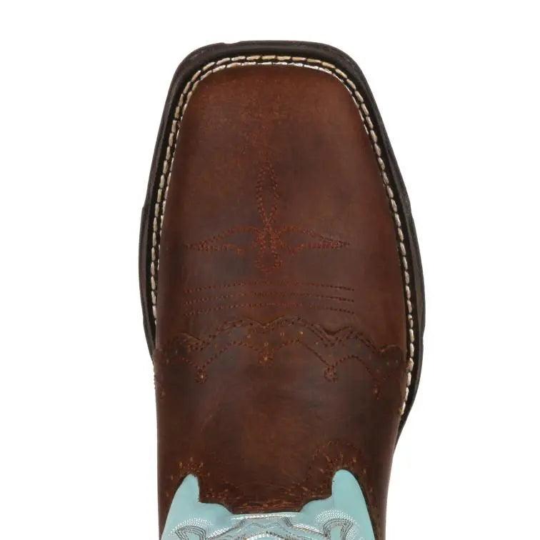 Durango Lady Rebel Women’s Powder N’ Lace Saddle Western Boot RD3471 - BootSolution