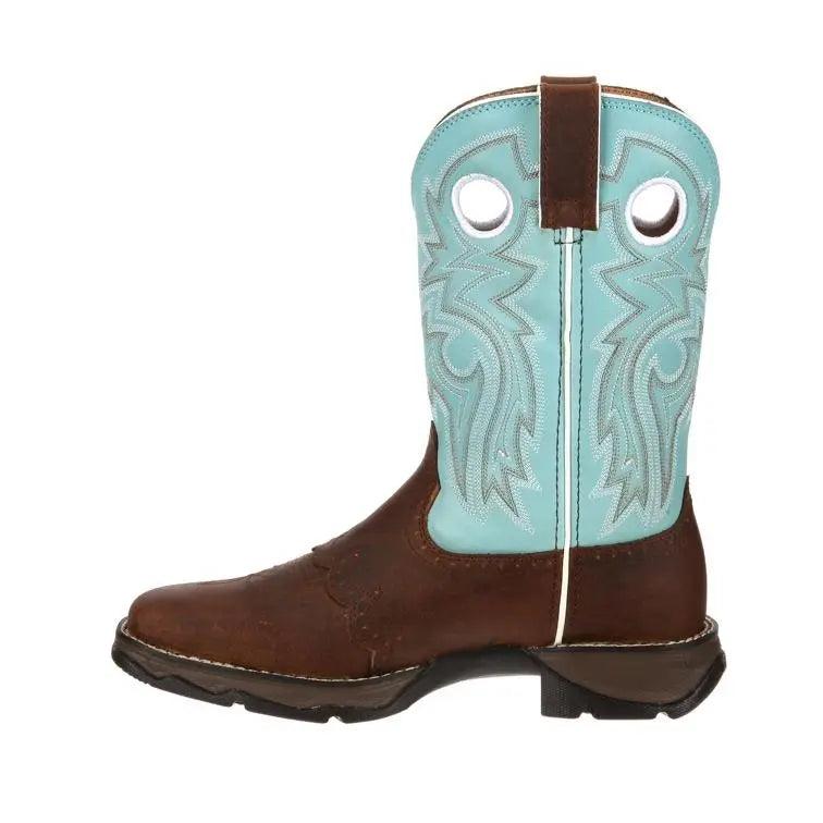 Durango Lady Rebel Women’s Powder N’ Lace Saddle Western Boot RD3471 - BootSolution