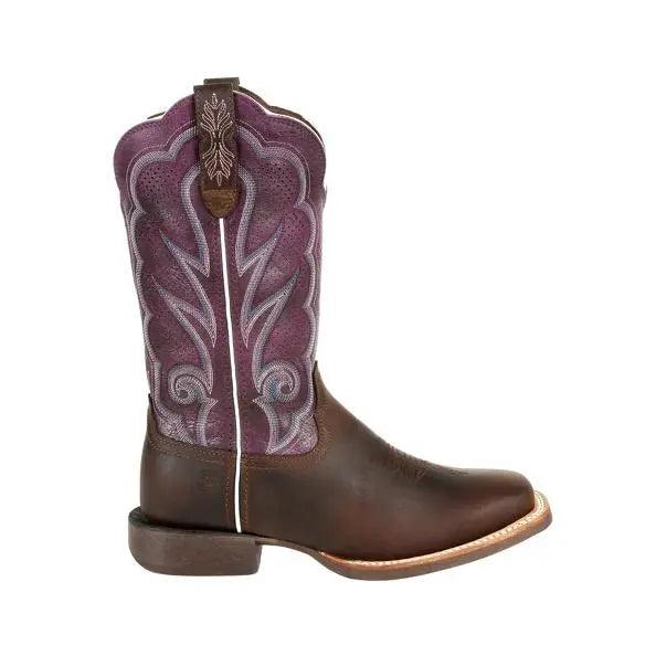 Durango Lady Rebel Women’s Pro Ventilated Plum Western Boot DRD0377 - BootSolution