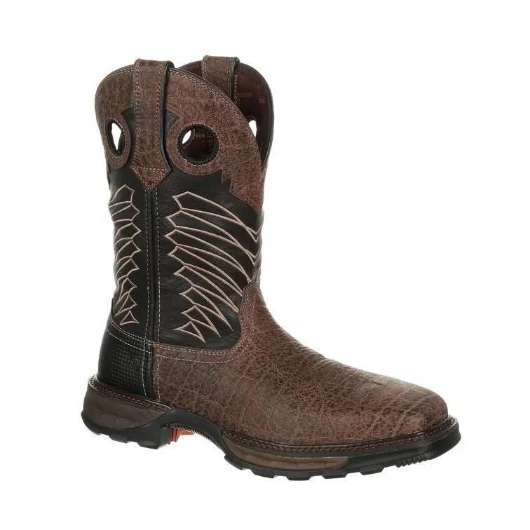 Durango Men's Steel Toe Waterproof Square Toe Western Work Boot DDB0176 ...