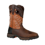 Durango Men's Maverick XP Western Boot – Chocolate Steel Toe, Puncture Resistant, Size 9
