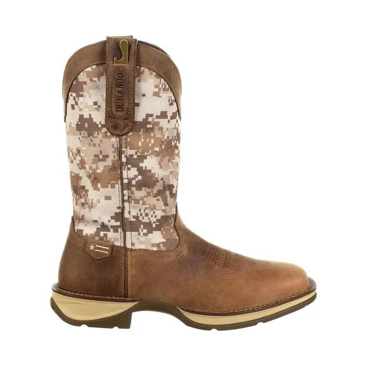 Durango Rebel Men’s Desert Camo Pull-on Western Boot DDB0166 - BootSolution