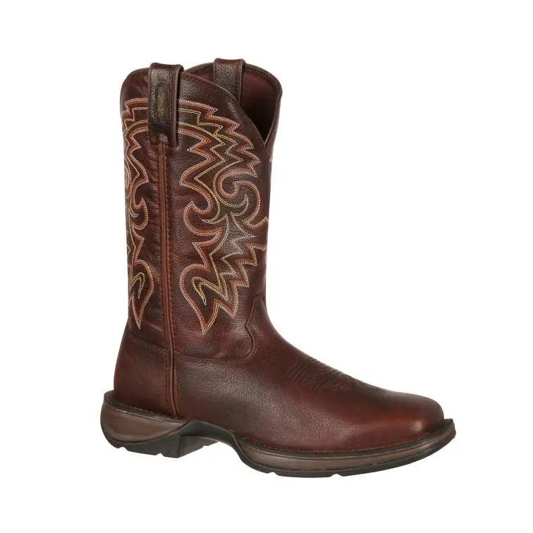 Durango Rebel Men's Square Toe Brown Pull-On Western Boot DB5434 - BootSolution
