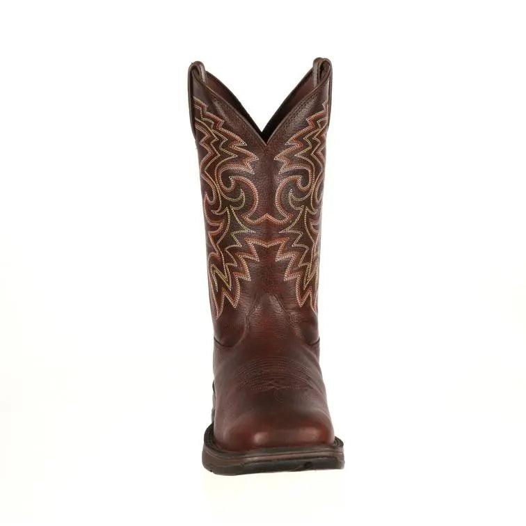 Durango Rebel Men's Square Toe Brown Pull-On Western Boot DB5434 - BootSolution