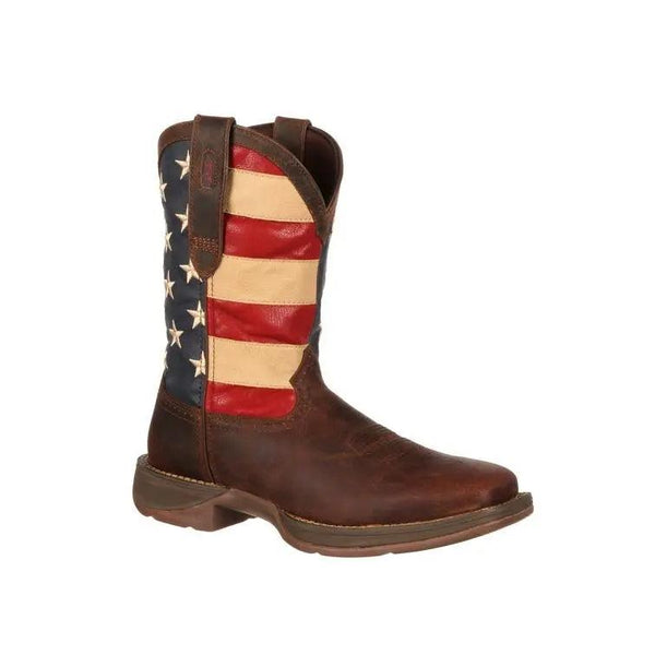 DURANGO REBEL PATRIOTIC PULL-ON WESTERN FLAG BOOT DB5554 - BootSolution