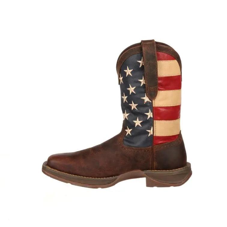 DURANGO REBEL PATRIOTIC PULL-ON WESTERN FLAG BOOT DB5554 - BootSolution