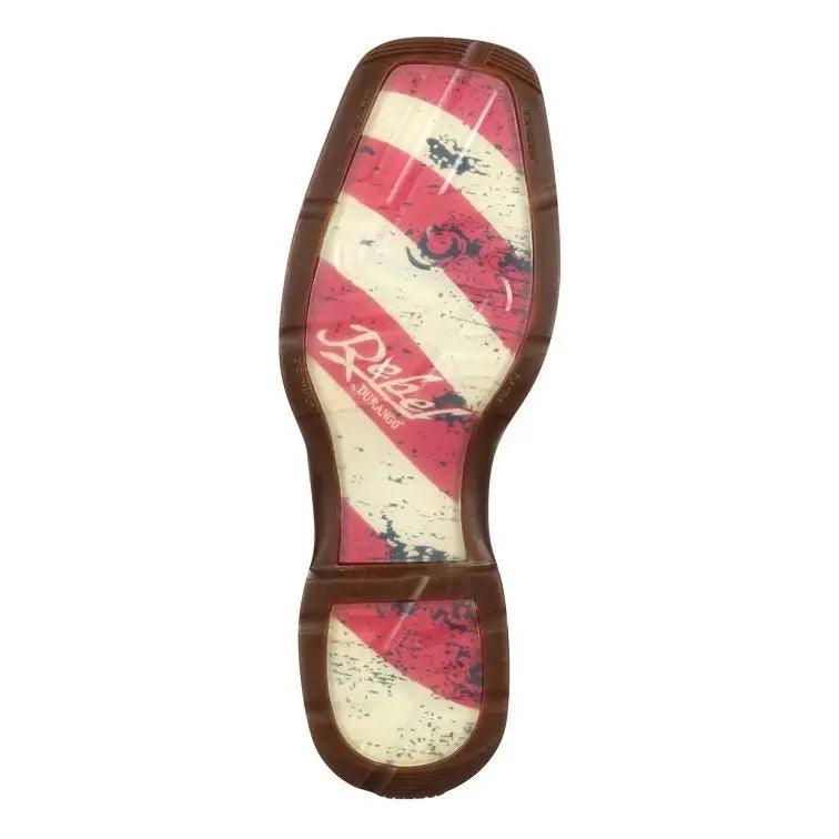 DURANGO REBEL PATRIOTIC PULL-ON WESTERN FLAG BOOT DB5554 - BootSolution