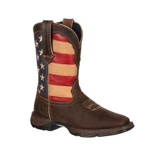 Durango Rebel Women’s Patriotic Pull-on Western Flag Boot RD4414 - BootSolution