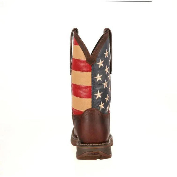 DURANGO STEEL TOE  AMERICAN FLAG WESTERN  BOOT DB020 - BootSolution