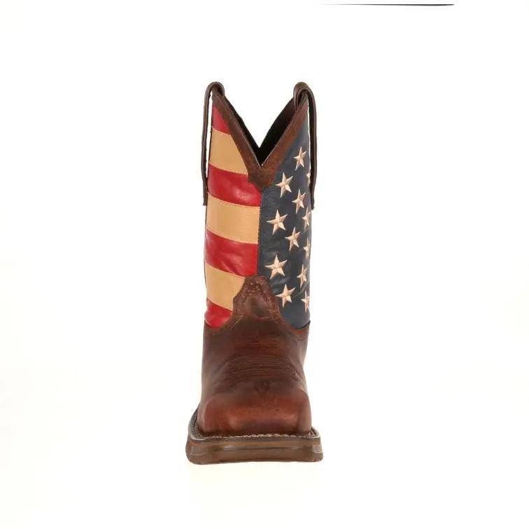 DURANGO STEEL TOE  AMERICAN FLAG WESTERN  BOOT DB020 - BootSolution