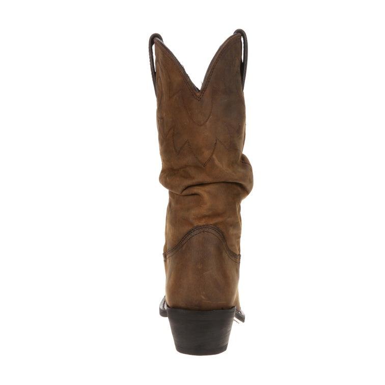 Durango Women’s Distressed Tan Slouch Western Boot RD542 - BootSolution
