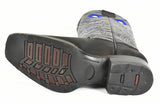 El Norteno Family Black Leather Rodeo Cowboy Boot-226 - BootSolution
