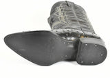 El Tejano Full Quill Ostrich Print Leather Pointed Toe Cowboy Boot 121373 - BootSolution