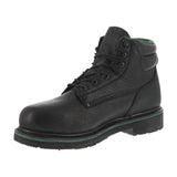 Florsheim Men's Black 6" Classic Steel Toe Work Boot FE675 - BootSolution