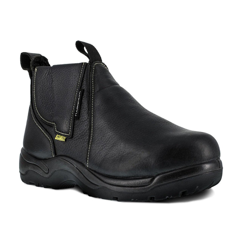 Florsheim Men's Black 6" Internal Metatarsal Steel Toe Work Boot FE690 - BootSolution