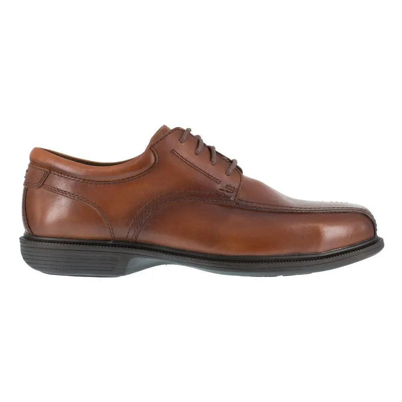 Florsheim Men’s Brown Leather Lace-Up Oxford Steel Toe Work Shoe FS2001 - BootSolution