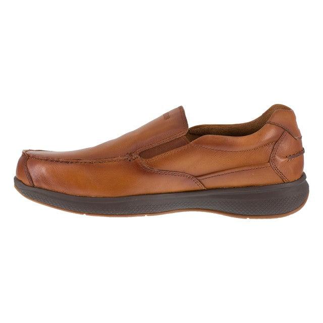 Florsheim Men’s Comfort Slip-On Oxford Steel Toe Boat Shoe FS2325 - BootSolution