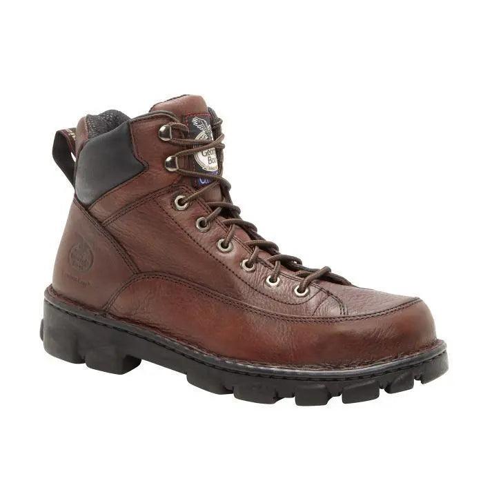 Georgia 6 Inch Men's Lacer Wide Load Steel Toe Work Boots G6395 ...