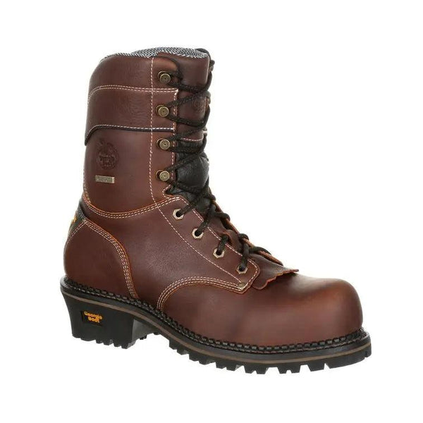 Georgia Boot AMP LT Logger Composite Toe Waterproof Work Boot GB00236 - BootSolution