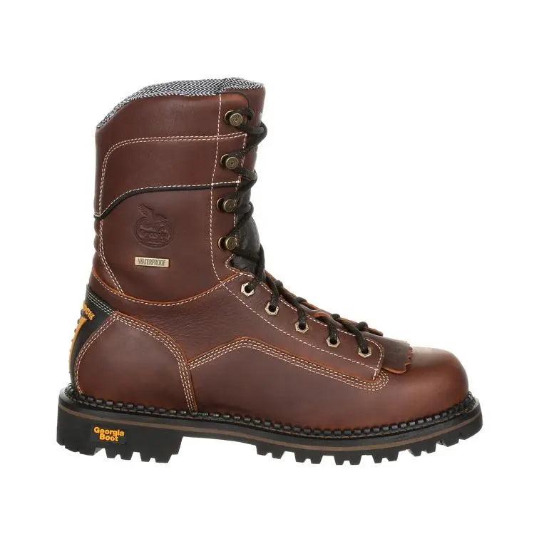 Georgia Boot AMP LT Logger Low Heel  Waterproof Work Boot GB00237 - BootSolution