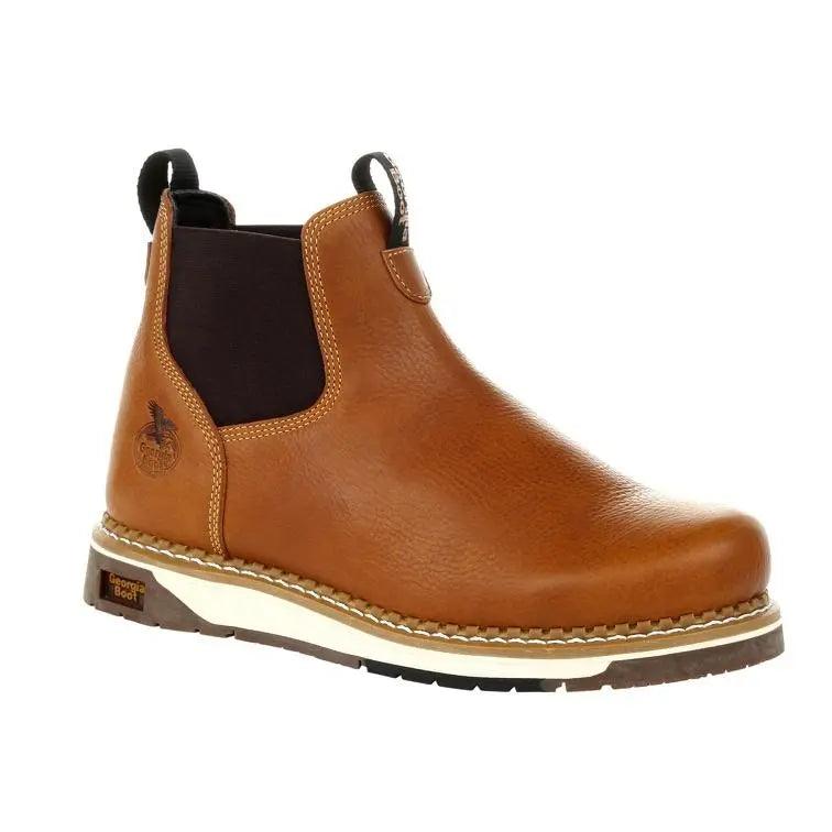 Georgia Boot Amp LT Wedge Chelsea Work Boot GB00346 - BootSolution