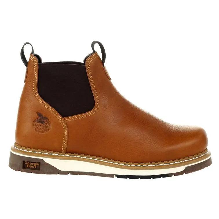 Georgia Boot Amp LT Wedge Chelsea Work Boot GB00346 - BootSolution