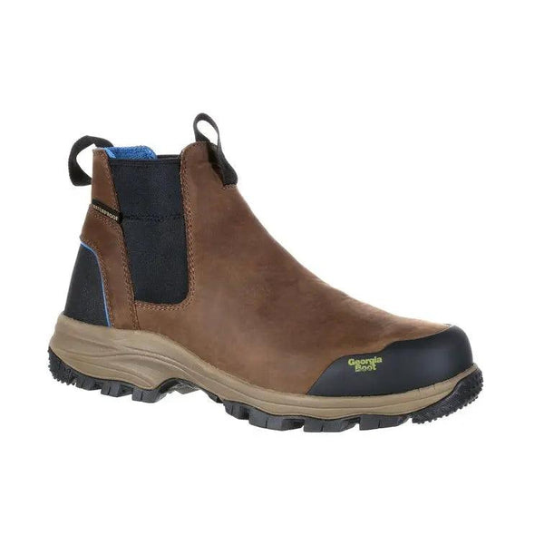 GEORGIA BOOT BLUE COLLAR CHELSEA WATERPROOF WORK ROMEO BOOT GB00106 - BootSolution