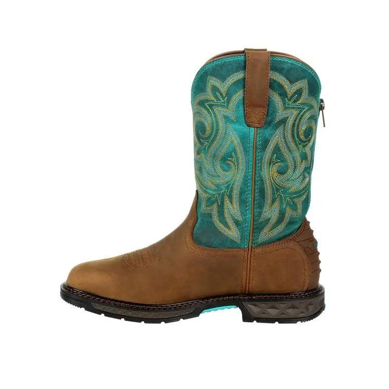 Georgia Boot Carbo-Tec LT Women's Steel Toe Waterproof Pull-On Boot GB00386 - BootSolution