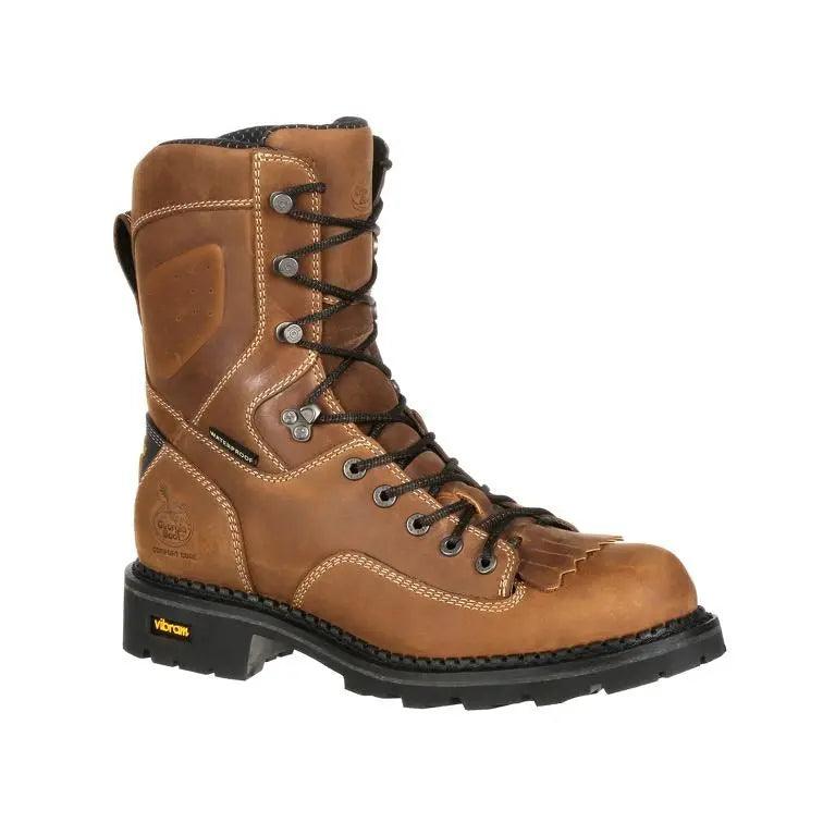 Georgia Boot Comfort Core Waterproof Low Heel Logger  Work Boot GB00122 - BootSolution