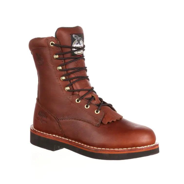 GEORGIA BOOT FARM AND RANCH LACER WORK BOOT G7014 - BootSolution