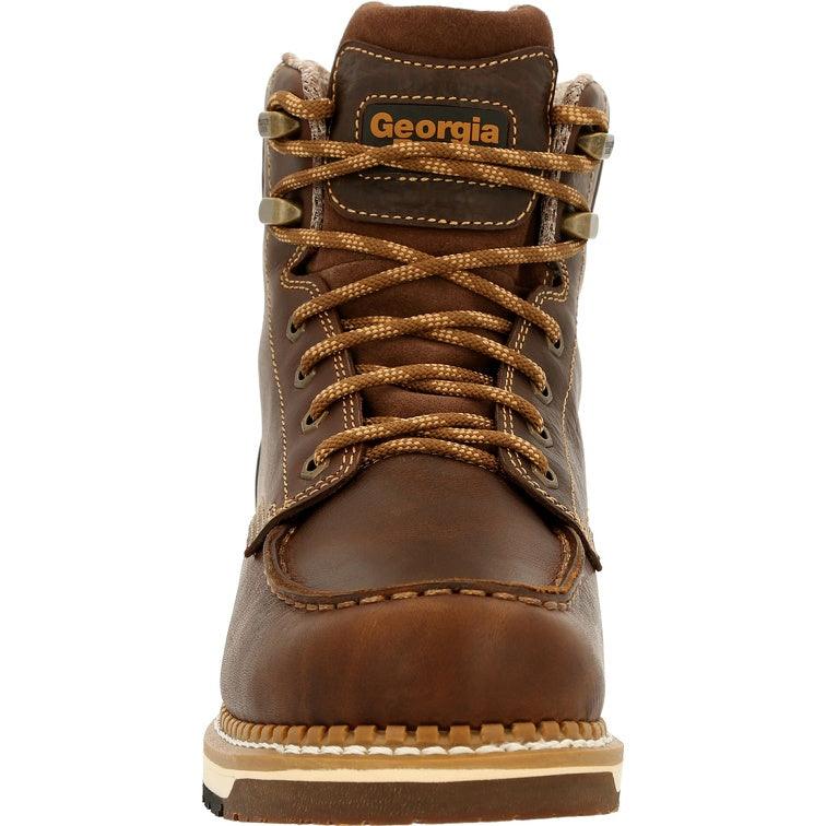 Georgia Boot Men’s Waterproof Wedge Moc Toe Work Boot GB00429 - BootSolution