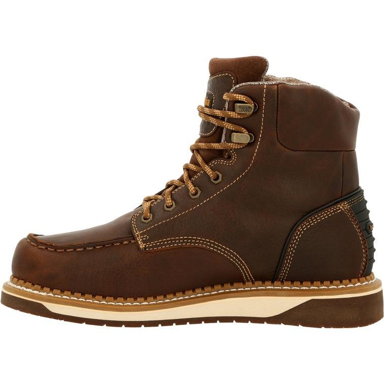 Georgia Boot Men’s Waterproof Wedge Moc Toe Work Boot GB00429 - BootSolution
