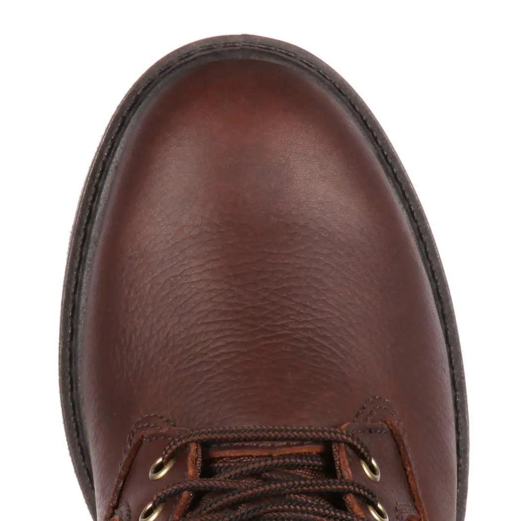 Georgia Boot Mens 6â€? Brown Steel Toe Waterproof Work Boot G105 - BootSolution