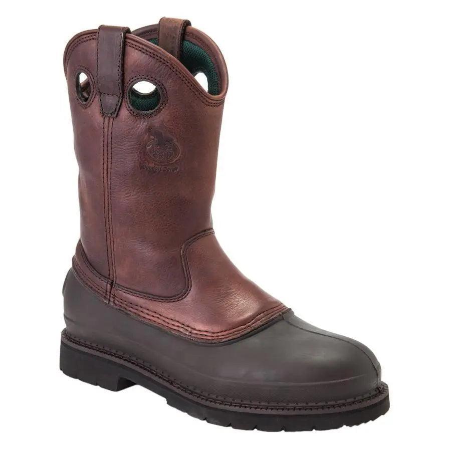Georgia Boot Muddog Pull-On Steel Toe Work Boot G5655 - BootSolution