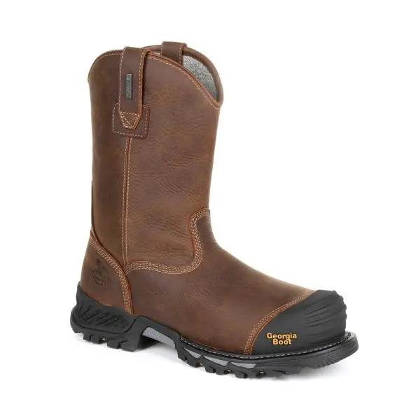 Georgia Boot Rumbler Composite Toe Waterproof Pull- On Work Boot GB00286 - BootSolution
