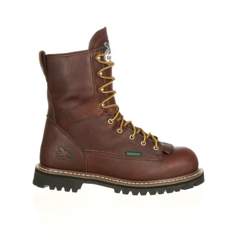 Georgia Boot Steel Toe Waterproof Lace-to-Toe Work Boot G103 - BootSolution