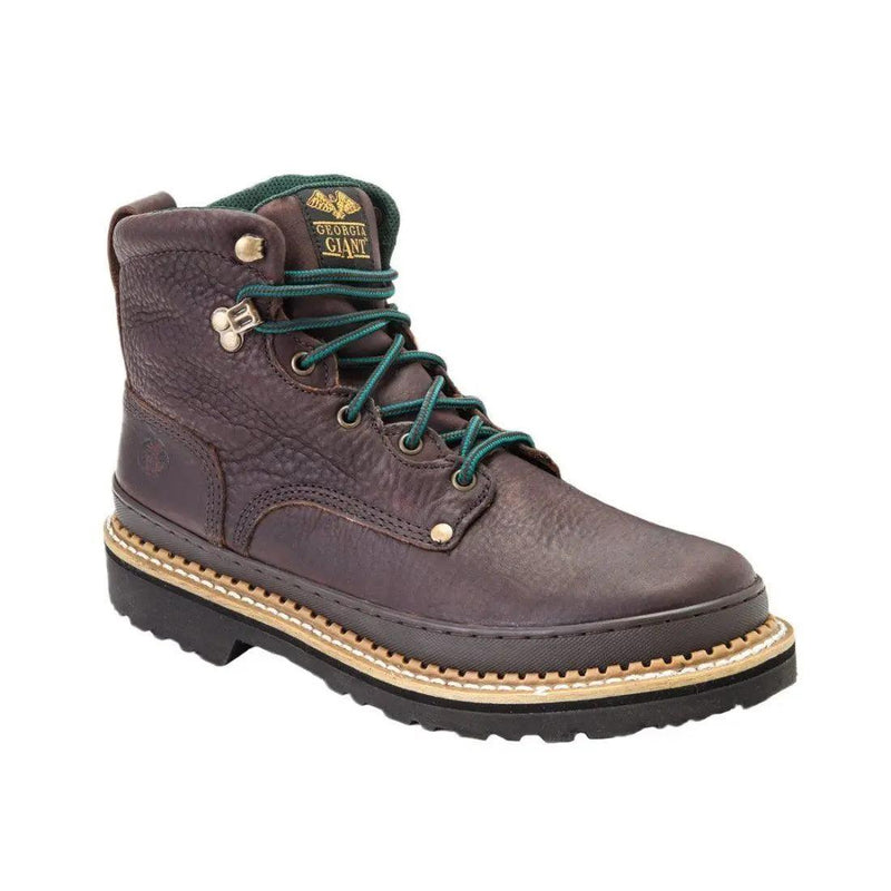 Georgia Giant 6-Inch Brown Leather Work Boots G6274 - BootSolution