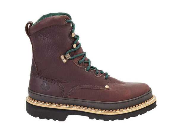 Georgia Giant Mens 8-Inch Brown Leather Work Boot G8274 - BootSolution