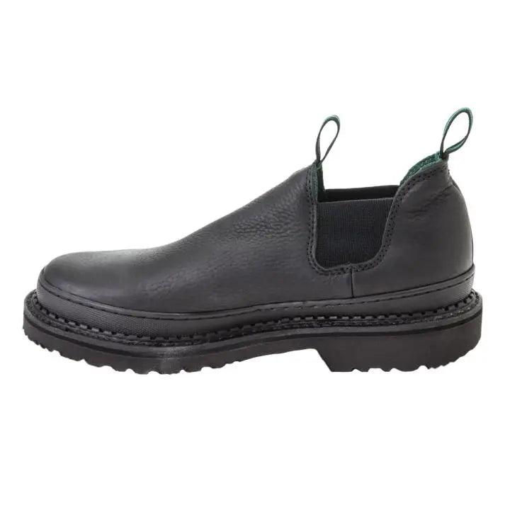 Georgia Giant Men's Black Leather Work Shoes GR270 - BootSolution ...