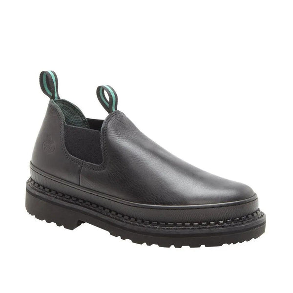 Georgia Giant Womens Romeo Black Leather Work Shoes G3060 - BootSolution